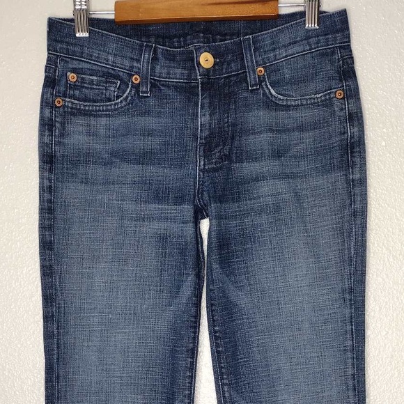 7 For All Mankind Dojo Sz 26 Low-Rise Jeans - Picture 3 of 15